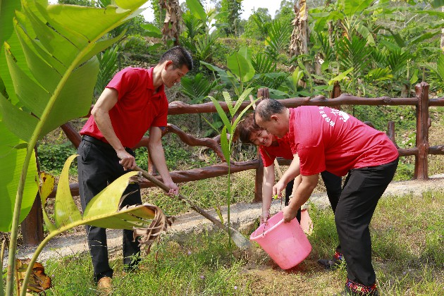 4、檳榔谷開展植樹活動