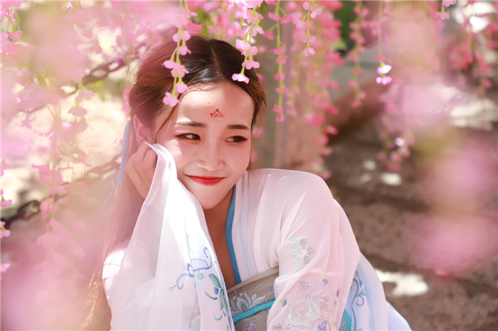 藤蘿花長廊下打卡1