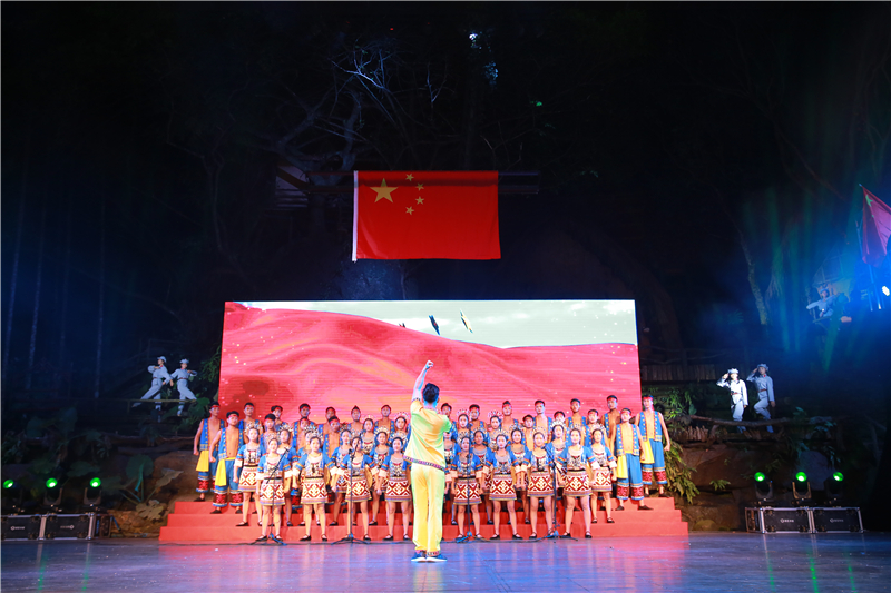 7、檳榔谷舉辦民族團結紅歌合唱大賽 慶祝新中國成立70周年